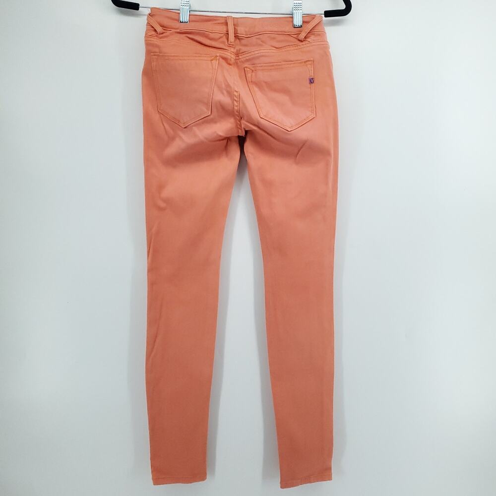 Vigoss Y2K Streetwear Bold CandyCoated The Jagger Orange Stretchy Skinny Jean 24 - Picture 8 of 12